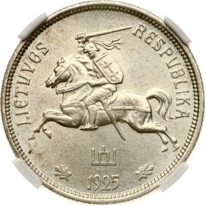 Lithuania 5 Litai 1925 NGC MS 61