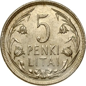 Lithuania 5 Litai 1925