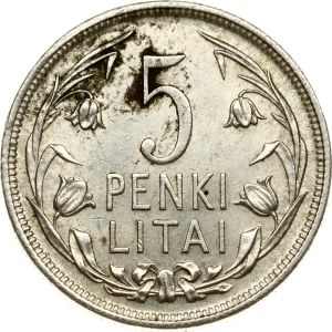 Lithuania 5 Litai 1925