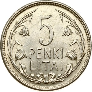 Lithuania 5 Litai 1925