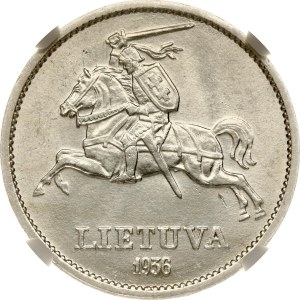 Lithuania 10 Litu 1936 Vytautas NGC MS 63