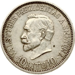 Lithuania 10 Litu 1938 Smetona