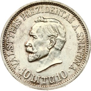 Lithuania 10 Litu 1938 Antanas Smetona