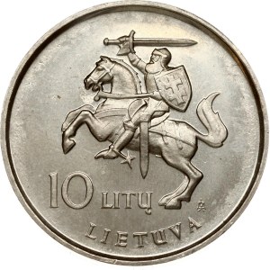 Lithuania 10 Litu ND (1993) Darius and Girenas