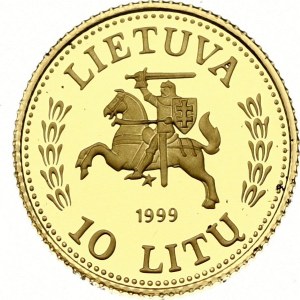 Lithuania 10 Litu 1999 History of Gold