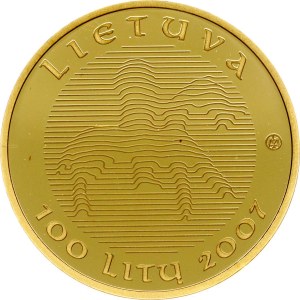 Lithuania 100 Litu 2007 Millennium of the mention of the name of Lithuania