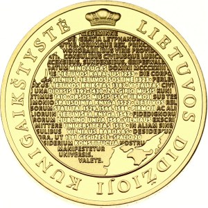 Lithuania 100 Litu 2008 Millennium of the mention of the name of Lithuania