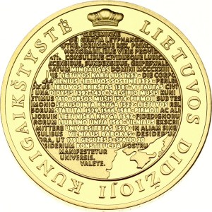 Lithuania 100 Litu 2008 Millennium of the mention of the name of Lithuania