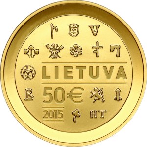 Lithuania 50 Euro 2015 Lithuania coinage