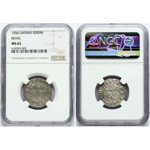 Livonia Ferding 1556 Reval NGC MS 63