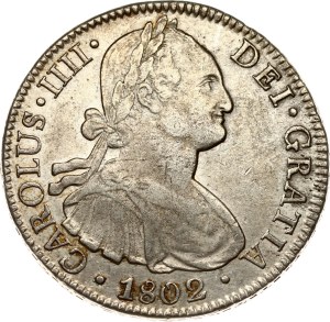 Mexico 8 Reales 1802 FT