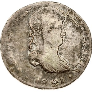 Mexico 8 Reales 1821 D CG Durango