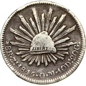 Mexico 8 Reales 1845 Zs OM