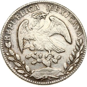 Mexico 8 Reales 1854 Go PF