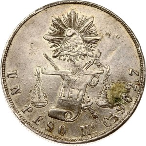 Mexico Peso 1869 Mo C Balanza