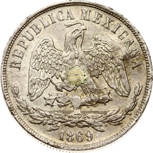Mexico Peso 1869 Mo C Balanza