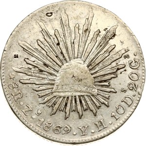 Mexico 8 Reales 1869 Zs YH