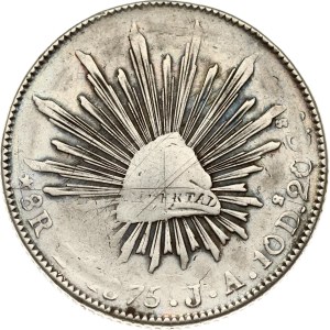 Mexico 8 Reales 1875 Zs JA