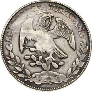 Mexico 8 Reales 1875 Zs JA