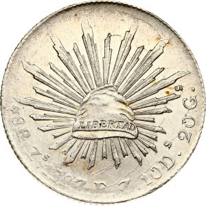 Mexico 8 Reales 1887 Zs FZ