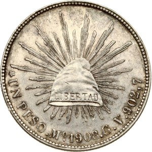 Mexico Peso 1908 Mo GV