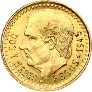Mexico 2½ Pesos 1945