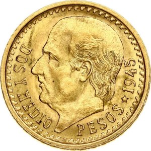 Mexico 2½ Pesos 1945