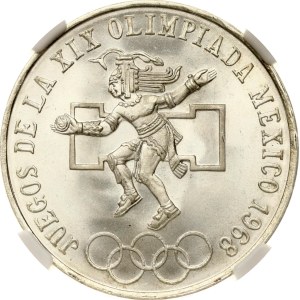 Mexico 25 Pesos 1968 Mo Olympic Games NGC MS 67