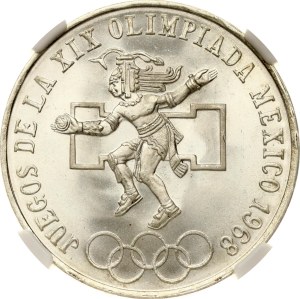Mexico 25 Pesos 1968 Mo Olympic Games NGC MS 67