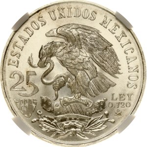 Mexico 25 Pesos 1968 Mo Olympic Games NGC MS 67