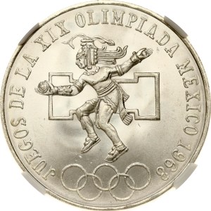 Mexico 25 Pesos 1968 Mo Olympic Games NGC MS 65+