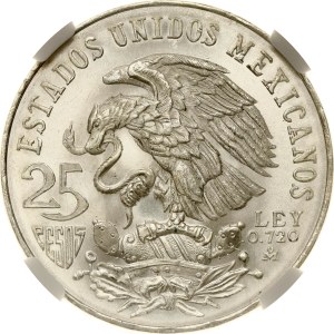 Mexico 25 Pesos 1968 Mo Olympic Games NGC MS 65+