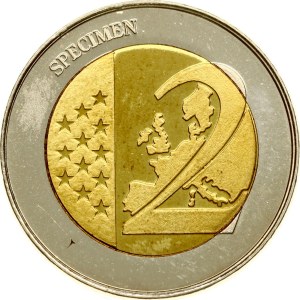 Monaco 2 Euro 2011 Specimen - Royal Wedding
