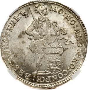 Netherlands West Friesland Silver Ducat 1757 NGC MS 63