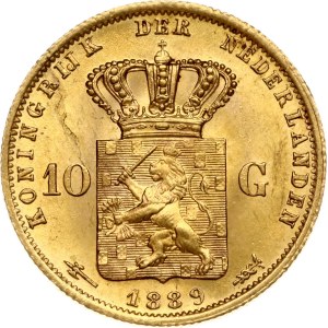 Netherlands 10 Gulden 1889