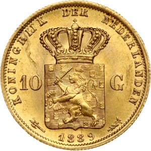 Netherlands 10 Gulden 1889