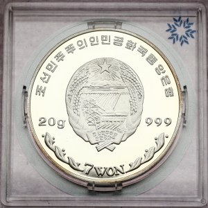 North Korea 7 Won 2001 Olympic Games 2002