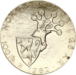 Norway 100 Kroner 1982 K Reign