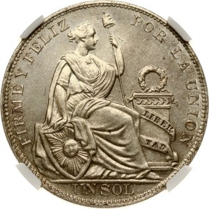 Peru Sol 1934 NGC MS 65+