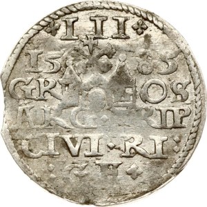Poland Trojak 1585 Riga