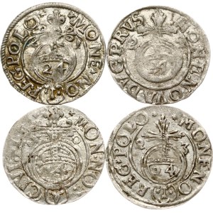 Poland Poltorak 1621-1630 Lot of 4 coins