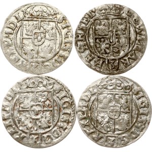 Poland Poltorak 1622-1624 Lot of 4 coins