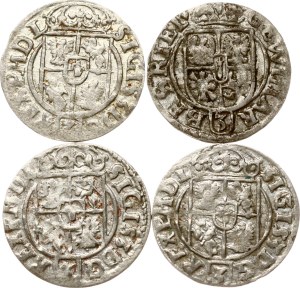 Poland Poltorak 1622-1624 Lot of 4 coins