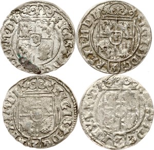Poland Poltorak 1623 & 1625 Lot of 4 coins