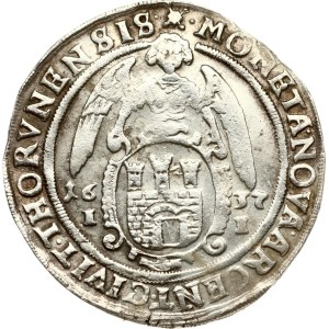 Poland Taler 1637 Torun RVS. PRVS. (R3)