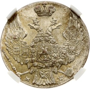 Poland 10 Groszy 1840 MW NGC MS 63