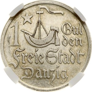 Poland Danzig 1 Gulden 1923 NGC UNC DETAILS