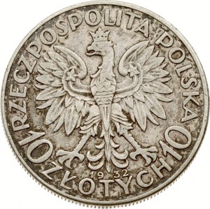Poland 10 Zlotych 1932 (L)