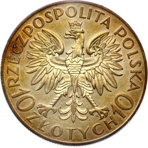 Poland 10 Zlotych 1933 Romuald Traugutt