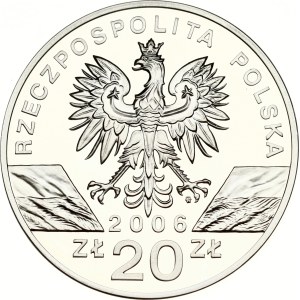 Poland 20 Zlotych 2006 MW Swistak (Marmota marmota)